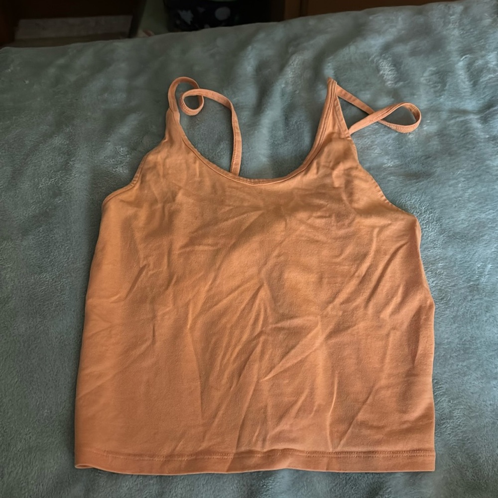 American Eagle Outfitters Orange Tank Top